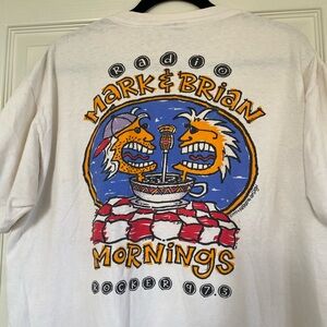 White Graphic T-Shirt with Colorful Design